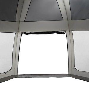 Poolzelt mit Netz 510x510 cm Grau