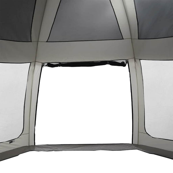 Poolzelt mit Netz 510x510 cm Grau