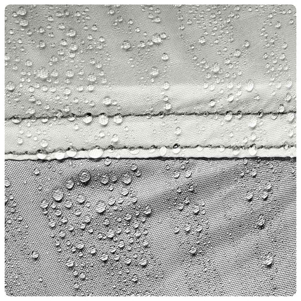 Poolzelt Grau 366x305 cm