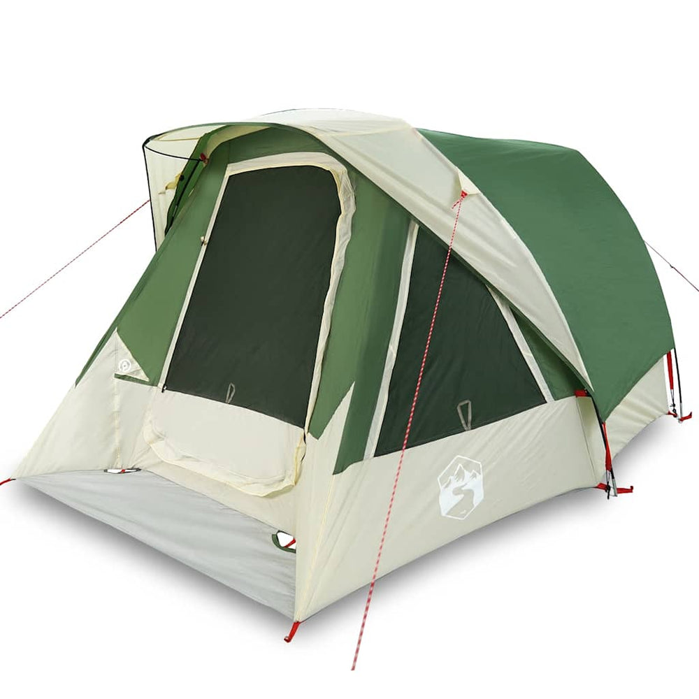 vidaXL 6-Person Family Tent Green Waterproof