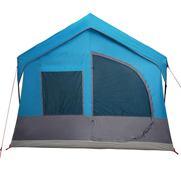 vidaXL Family Tent Blue and Grey 620 x 322 x 240 cm Polyester