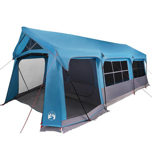 vidaXL Family Tent Blue and Grey 620 x 322 x 240 cm Polyester