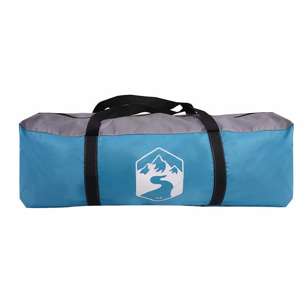 vidaXL Family Tent Blue and Grey 620 x 322 x 240 cm Polyester