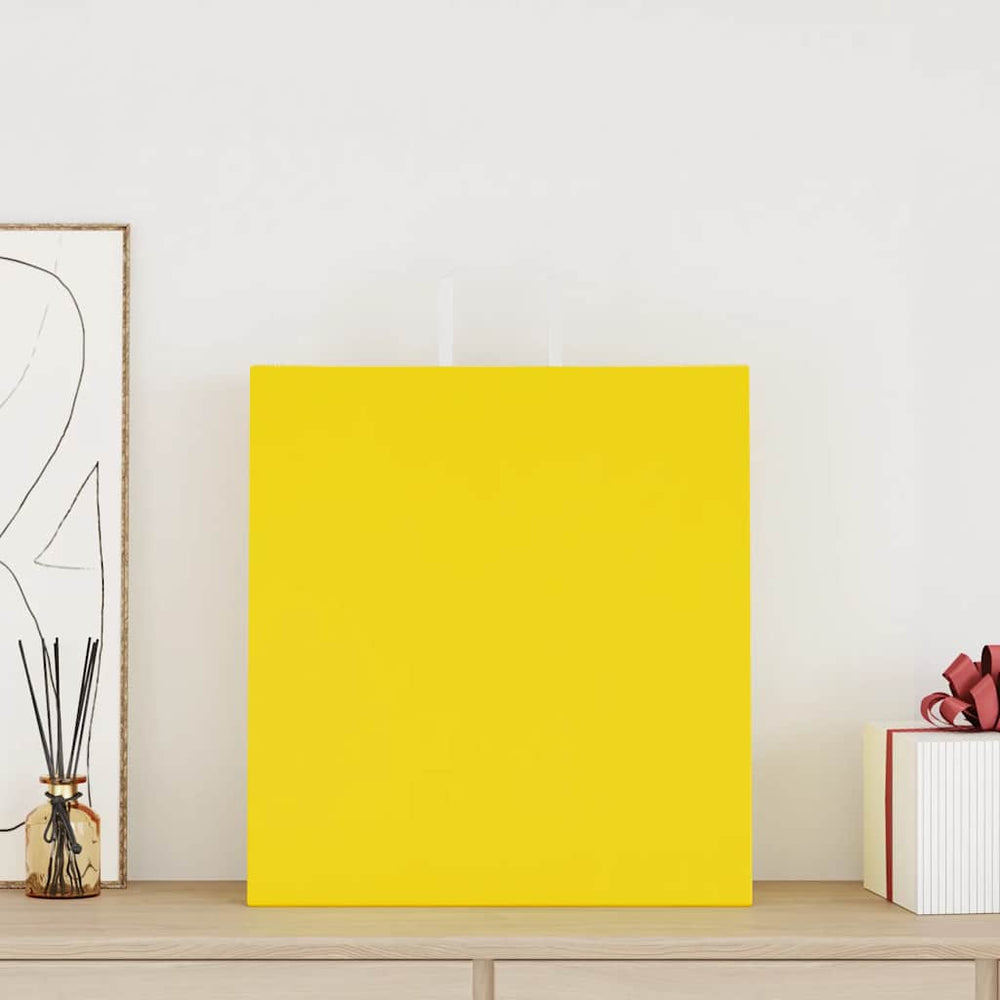 vidaXL Paper Carrier Bags 250 pcs. with Handles Yellow 45x17x48 cm