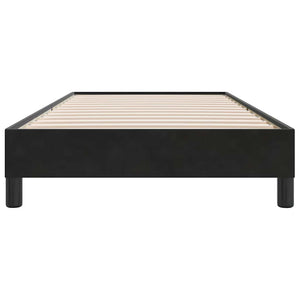 Boxspringbett Schwarz 80x210 cm Samt