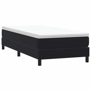 Boxspringbett Schwarz 80x210 cm Samt