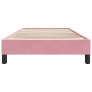 Boxspringbett Rosa 80x210 cm Samt