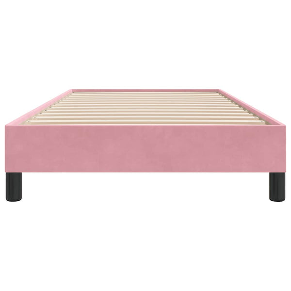 Boxspringbett Rosa 80x210 cm Samt