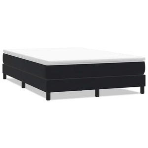 Boxspringbett Schwarz 140x210 cm Samt