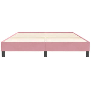 Boxspringbett Rosa 140x210 cm ohne Matratze
