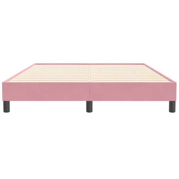 Boxspringbett Rosa 140x210 cm ohne Matratze