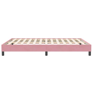 Boxspringbett Rosa 140x210 cm ohne Matratze