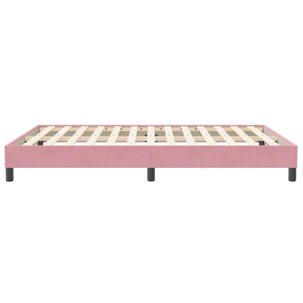 Boxspringbett Rosa 140x210 cm ohne Matratze