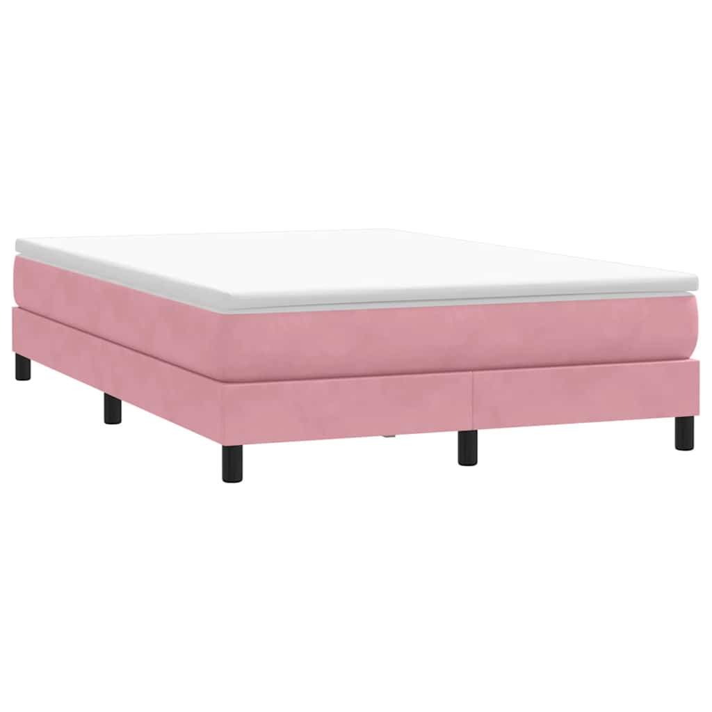 Boxspringbett Rosa 140x210 cm ohne Matratze