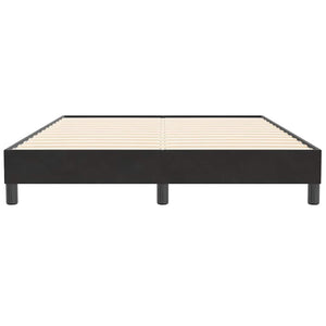 Boxspringbett Schwarz Samt 160x210 cm (Ohne Matratze)