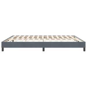 Boxspringbett Dunkelgrau 180x210 cm Samt