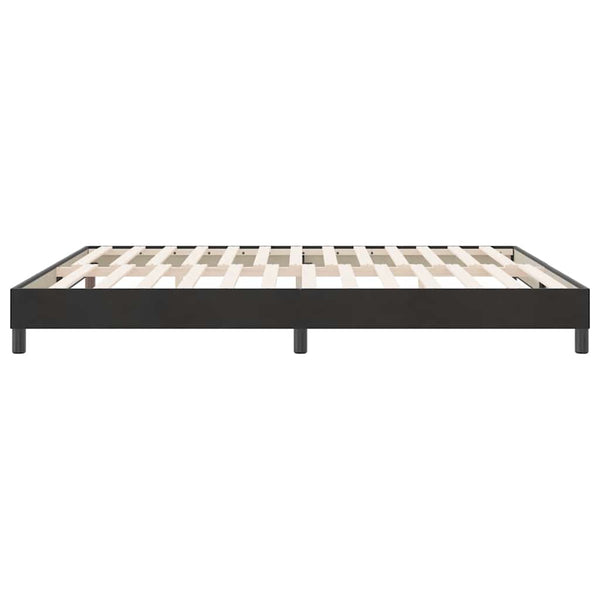 Boxspringbett Schwarz 180x210 cm Samt