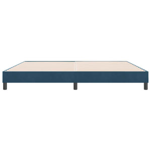 Boxspringbett Dunkelblau 180x210 cm Samt