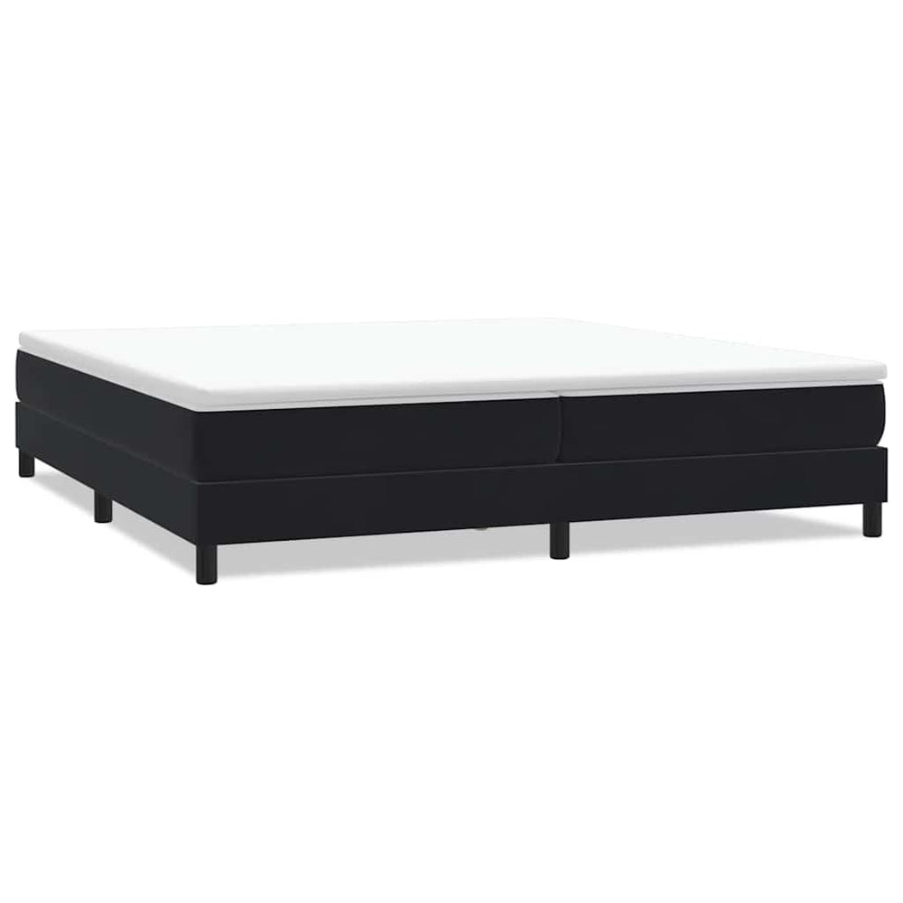 Boxspringbett Schwarz 200x210 cm Samt