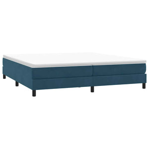 Boxspringbett Dunkelblau 200x210 cm Samt