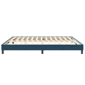 Boxspringbett Dunkelblau 200x210 cm Samt