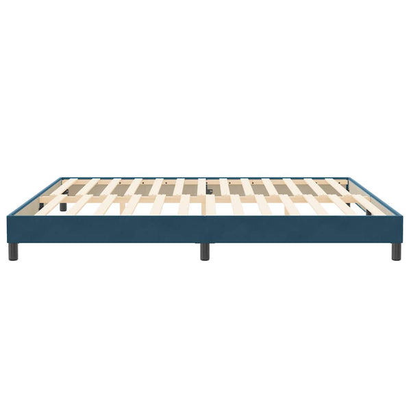 Boxspringbett Dunkelblau 200x210 cm Samt