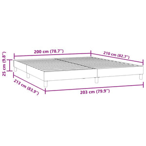 Boxspringbett Rosa 200x210 cm ohne Matratze