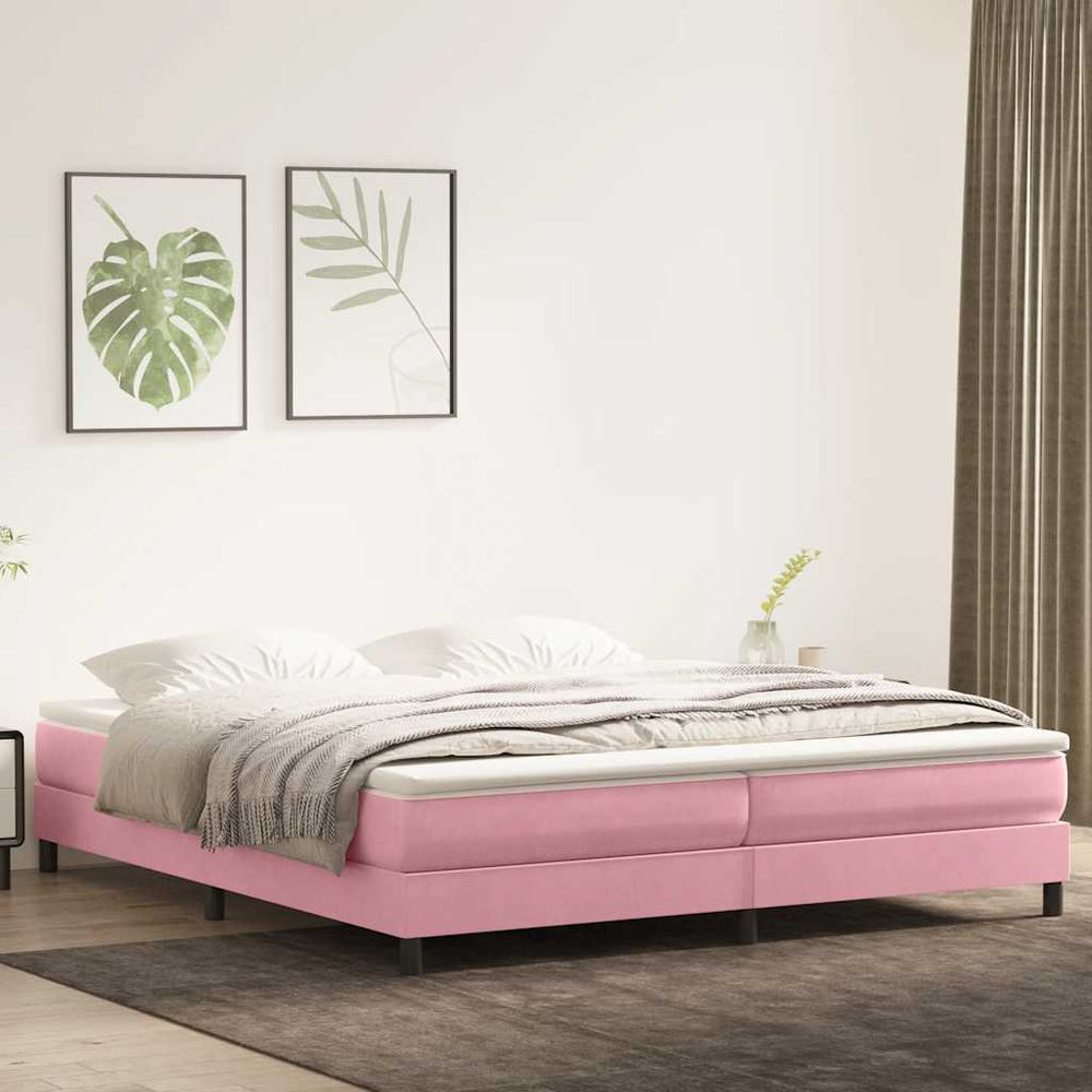 Boxspringbett Rosa 200x210 cm ohne Matratze