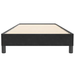Boxspringbett 80x220 cm Schwarz Samt