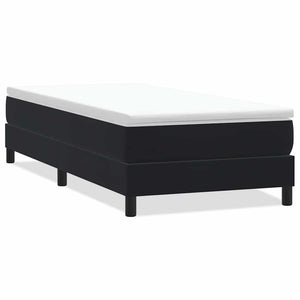 Boxspringbett Schwarz 90x220 cm Samt