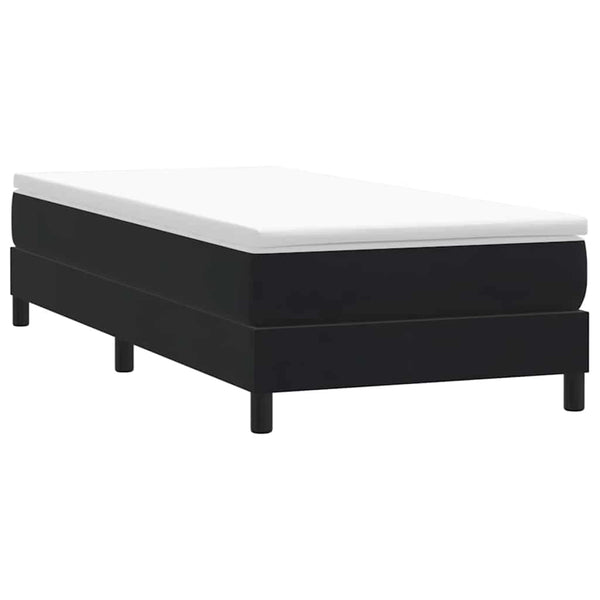 Boxspringbett Schwarz 90x220 cm Samt