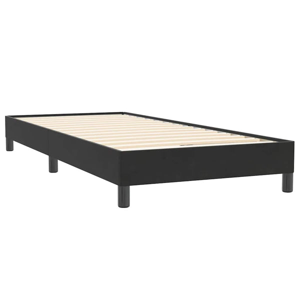Boxspringbett Schwarz 90x220 cm Samt