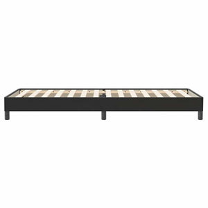 Boxspringbett Schwarz 100x220 cm Samt Ohne Matratze