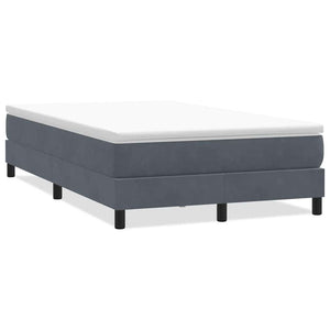 Boxspringbett Dunkelgrau 120x220 cm Samt