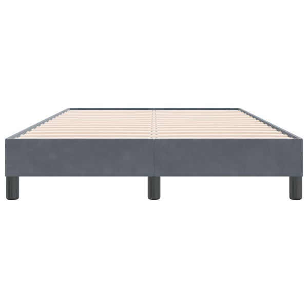Boxspringbett Dunkelgrau 120x220 cm Samt