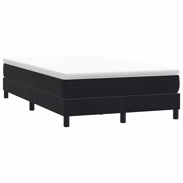 Boxspringbett Schwarz 120x220 cm Samt Ohne Matratze