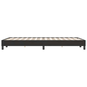 Boxspringbett Schwarz 120x220 cm Samt Ohne Matratze