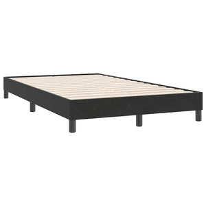 Boxspringbett Schwarz 120x220 cm Samt Ohne Matratze