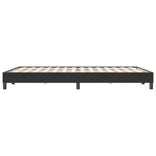 vidaXL Box Spring Bed Frame without Mattress Black 140x220 cm Velvet