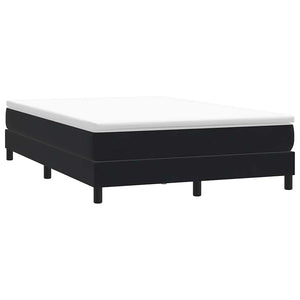 vidaXL Box Spring Bed Frame without Mattress Black 160x220 cm Velvet