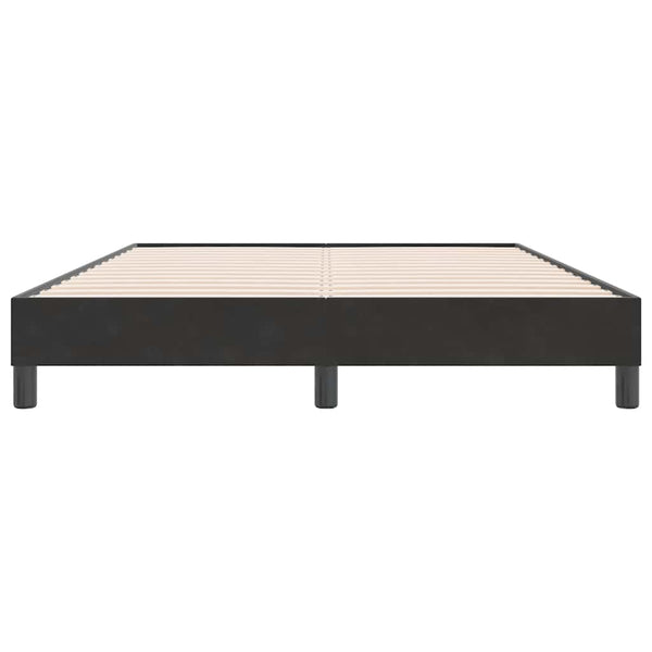 vidaXL Box Spring Bed Frame without Mattress Black 160x220 cm Velvet