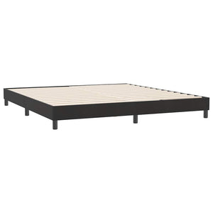 vidaXL Box Spring Bed Frame without Mattress Black 180x220 cm Velvet