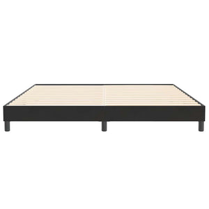 vidaXL Box Spring Bed Frame without Mattress Black 200x220 cm Velvet