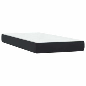 vidaXL Box spring bed with mattress Black 180x220 cm Velvet