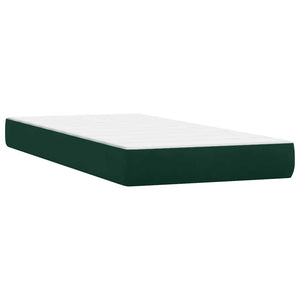 Boxspringbett Dunkelgrün 180x220 cm Samt