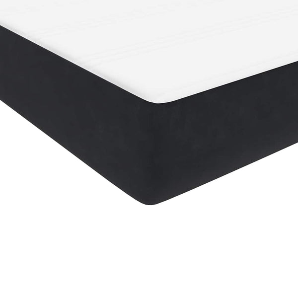 Boxspringbett Schwarz 200x220 cm Samt