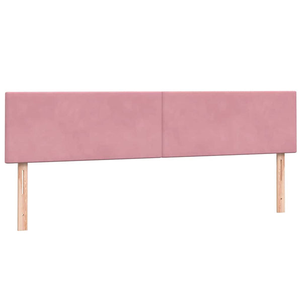 Boxspringbett Rosa 200x220 cm Samt mit Matratze