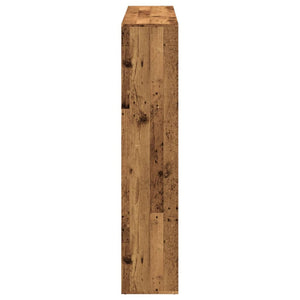 vidaXL Bookshelf Reclaimed Wood Look 137.5x29x137.5 cm Engineered Wood