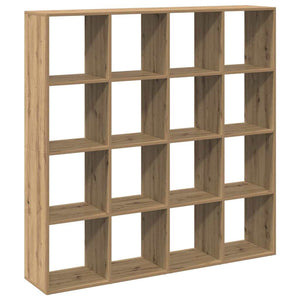 vidaXL Bookcase Artisan Oak 137.5x29x137.5 cm Engineered Wood