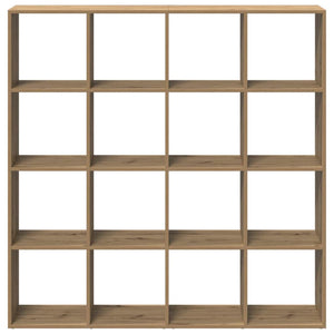 vidaXL Bookcase Artisan Oak 137.5x29x137.5 cm Engineered Wood